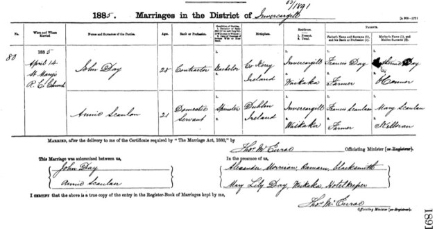 Scanlan Day Marriage Cert